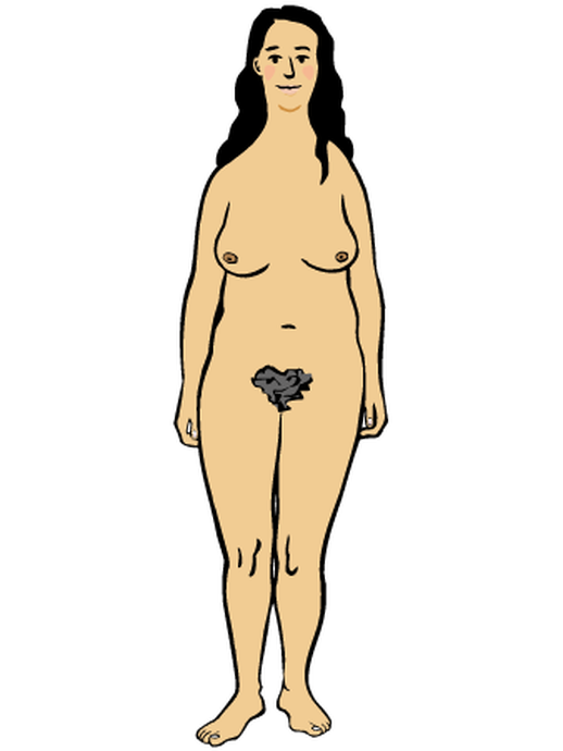 Nackte Frau (öffnet vergrößerte Bildansicht)