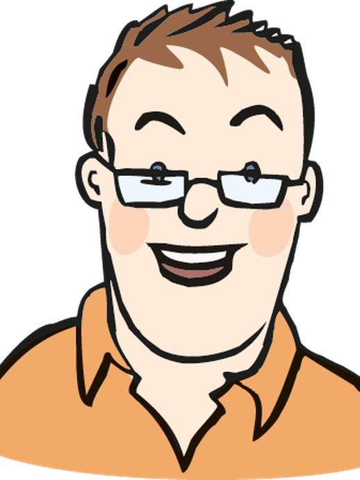 Fröhlicher Mann (öffnet vergrößerte Bildansicht)
