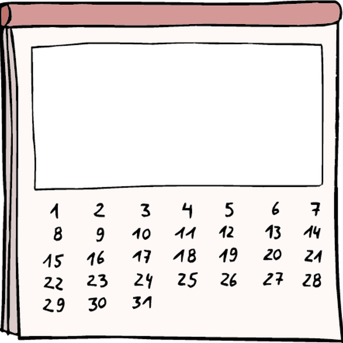 Kalender 31 Tage (vergrößerte Bildansicht wird geöffnet)