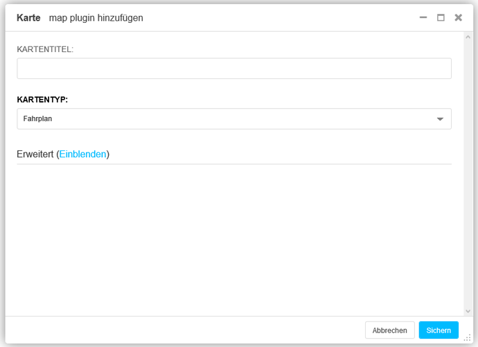 Screenshot U006 Karte Backend