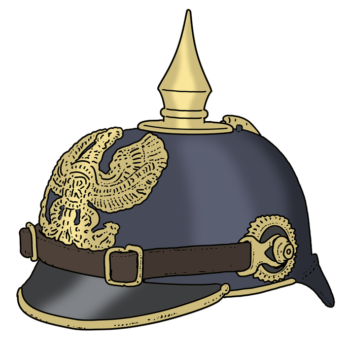 Pickelhaube (vergrößerte Bildansicht wird geöffnet)