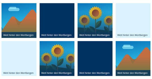 Bildschirmfoto des Kachelmodul Bildschirmfoto des Kachelmodul