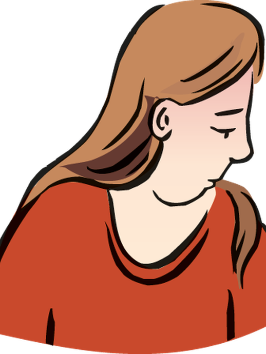 Schämen Frau (öffnet vergrößerte Bildansicht)