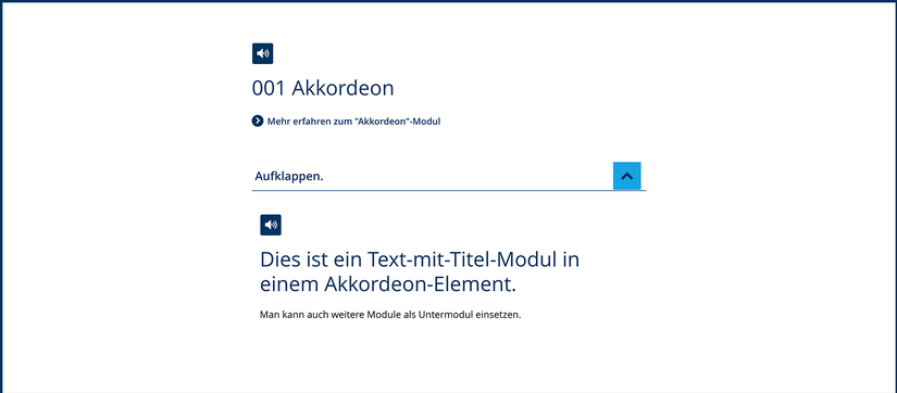 Beispielbild Akkordeon Modul