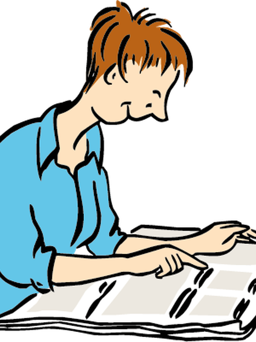 Lesen Frau (öffnet vergrößerte Bildansicht)