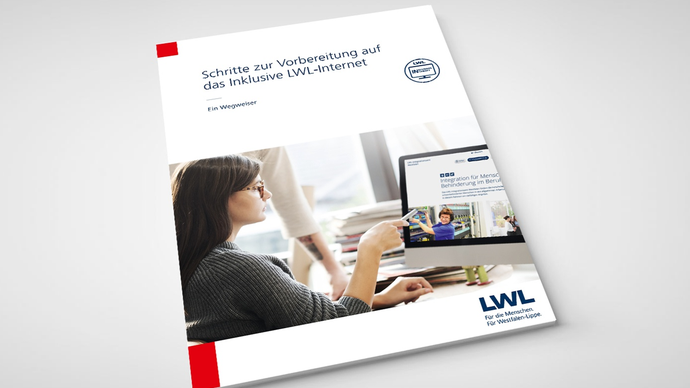 Abbildung des Handbuches "Schritte zur Vorbereitung auf das Inklusive LWL-Internet"