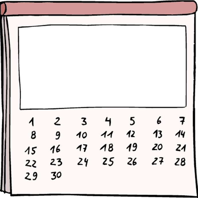Kalender 30 Tage (vergrößerte Bildansicht wird geöffnet)