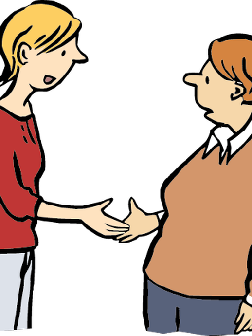 Hände schütteln (öffnet vergrößerte Bildansicht)