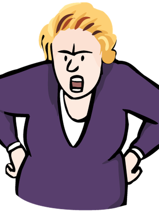Schreien Frau (öffnet vergrößerte Bildansicht)