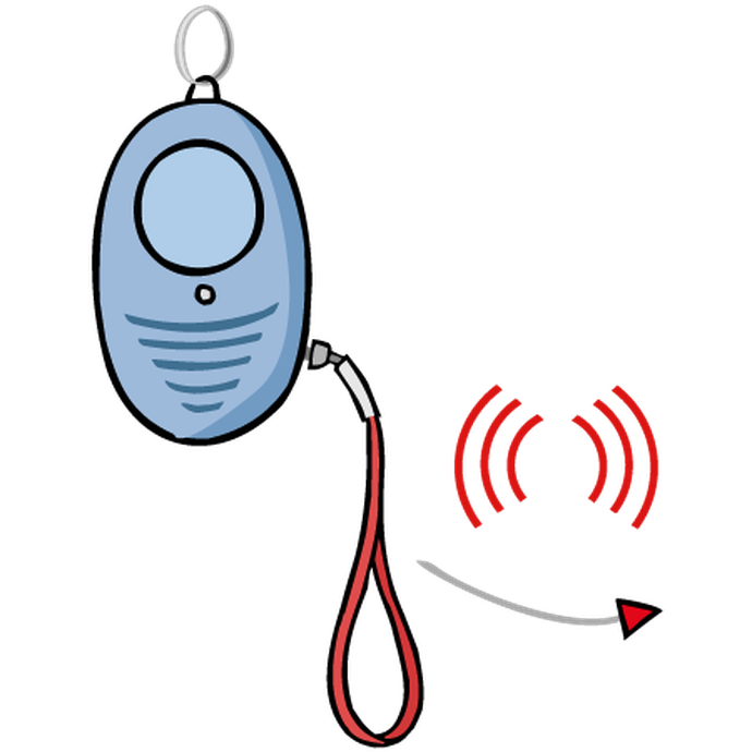 Taschen-Alarm (vergrößerte Bildansicht wird geöffnet)