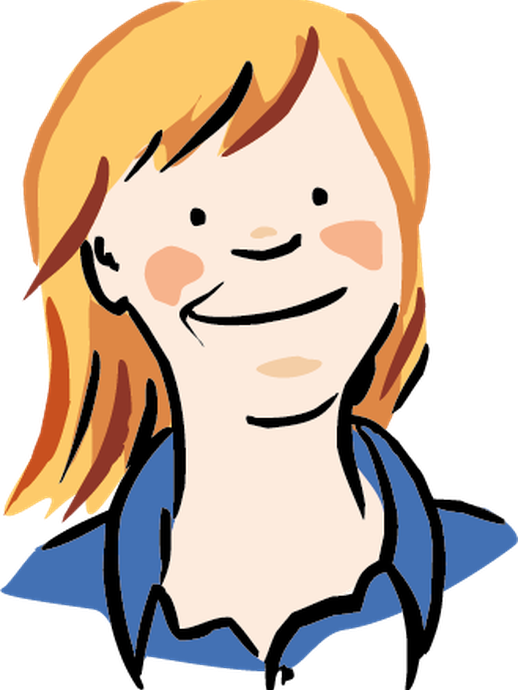Fröhliche Frau (öffnet vergrößerte Bildansicht)