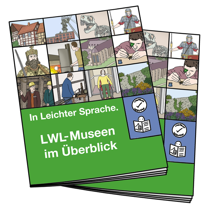 Leichte-Sprache-Broschüren (vergrößerte Bildansicht wird geöffnet)