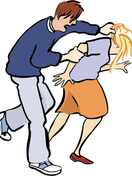 Gewalt gegen Frau (öffnet vergrößerte Bildansicht)