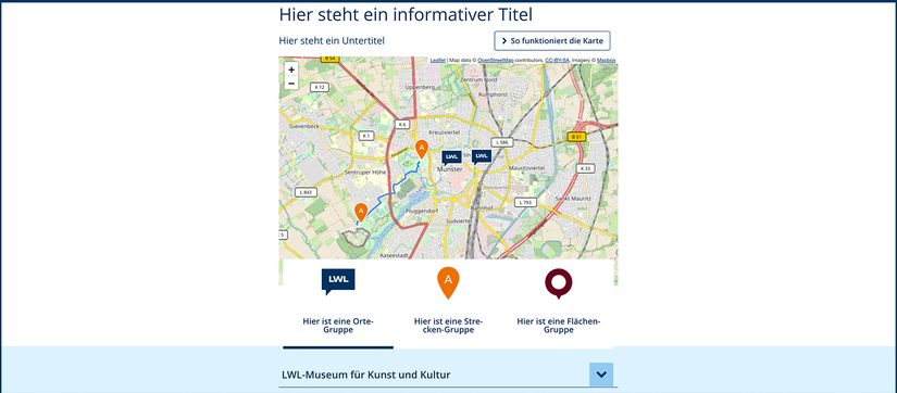 Beispielbild Landkarten-Modul