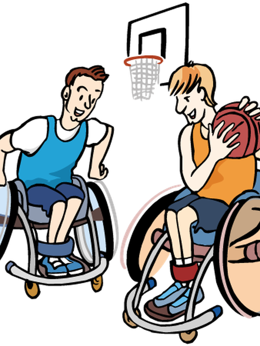 Rollstuhlbasketball (vergrößerte Bildansicht wird geöffnet)
